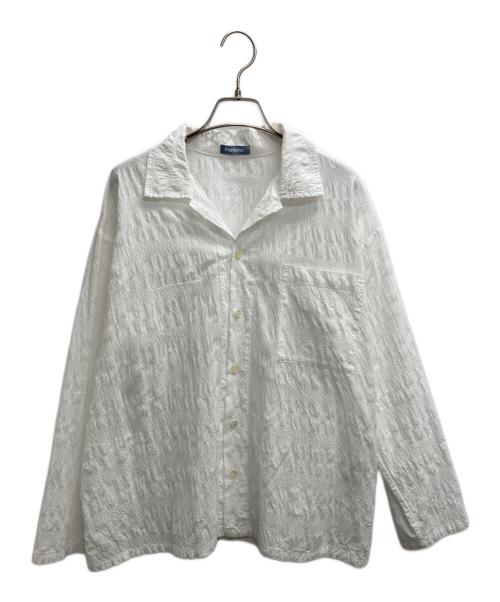 plantation（プランテーション）plantation (プランテーション) シュリンクブロードボーダー ホワイト サイズ:Mの古着・服飾アイテム