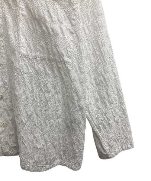 plantation（プランテーション）plantation (プランテーション) シュリンクブロードボーダー ホワイト サイズ:Mの古着・服飾アイテム