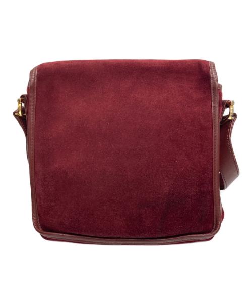 Cartier（カルティエ）Cartier (カルティエ) マストライン ショルダーバッグ レッドの古着・服飾アイテム