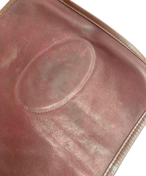 Cartier（カルティエ）Cartier (カルティエ) マストライン ショルダーバッグ レッドの古着・服飾アイテム