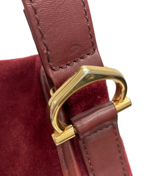 Cartier（カルティエ）Cartier (カルティエ) マストライン ショルダーバッグ レッドの古着・服飾アイテム