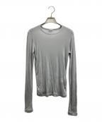 IENAイエナ）の古着「リヨセルカシミヤロングTシャツ」｜サックスブルー