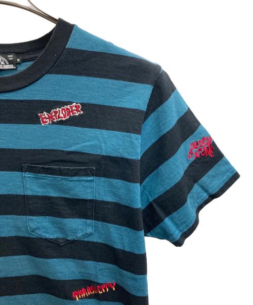 Hysteric Glamour（ヒステリックグラマー）Hysteric Glamour (ヒステリックグラマー) ボーダーTシャツ/ポケットTシャツ ネイビー サイズ:Mの古着・服飾アイテム