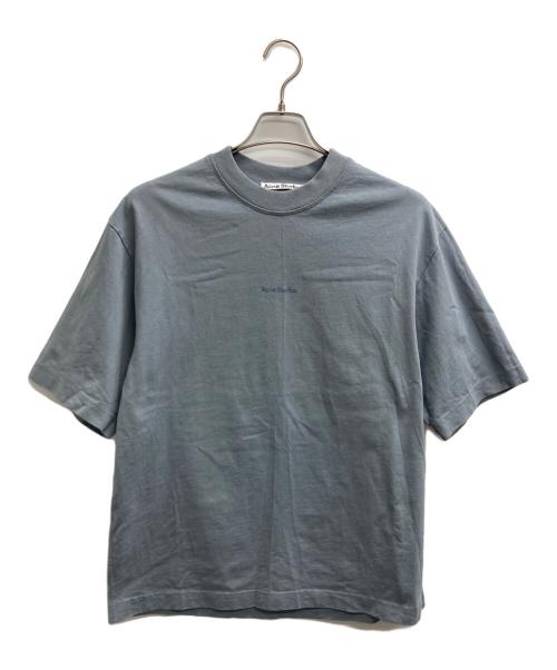 Acne studios（アクネ ストゥディオス）Acne studios (アクネ ストゥディオス) ロゴTシャツ グレー サイズ:XSの古着・服飾アイテム