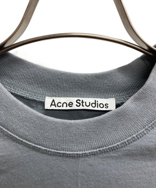 Acne studios（アクネ ストゥディオス）Acne studios (アクネ ストゥディオス) ロゴTシャツ グレー サイズ:XSの古着・服飾アイテム