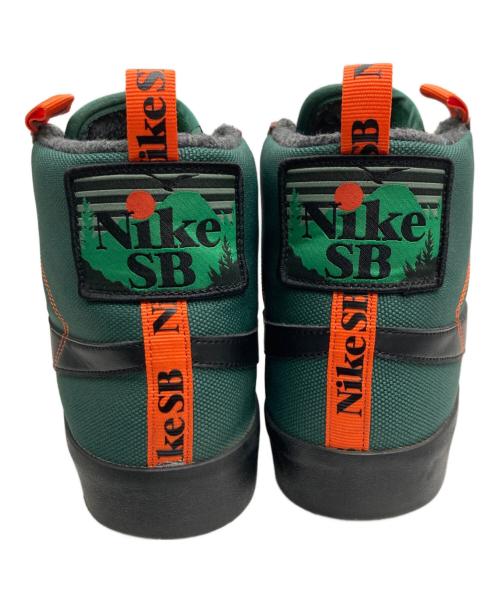 NIKE SB（ナイキエスビー）NIKE SB (ナイキエスビー) ZOOM BLAZER MID PRM ブラウン×グリーン サイズ:29cmの古着・服飾アイテム