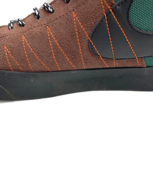 NIKE SB（ナイキエスビー）NIKE SB (ナイキエスビー) ZOOM BLAZER MID PRM ブラウン×グリーン サイズ:29cmの古着・服飾アイテム