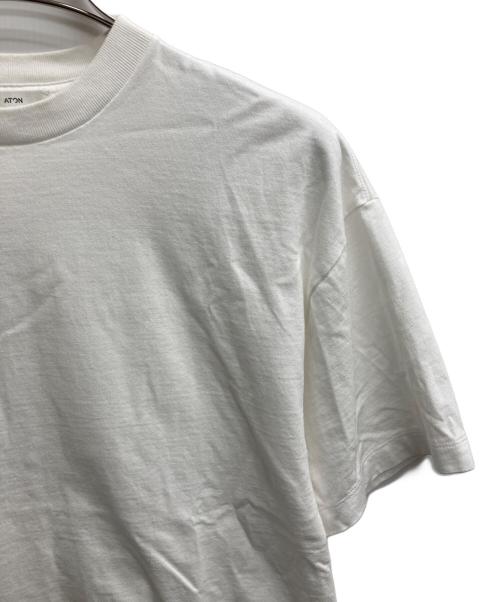 ATON（エイトン）ATON (エイトン) Oversized T-shirt SUPIMA AIR12 ホワイト サイズ:2の古着・服飾アイテム