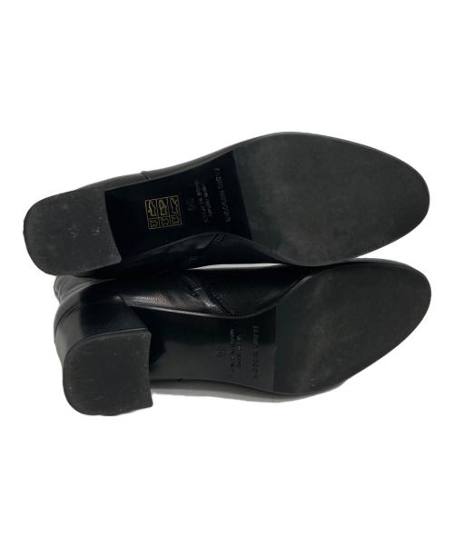 FABIO RUSCONI（ファビオルスコーニ）FABIO RUSCONI (ファビオルスコーニ) サイドジップブーツ ブラック サイズ:３６の古着・服飾アイテム