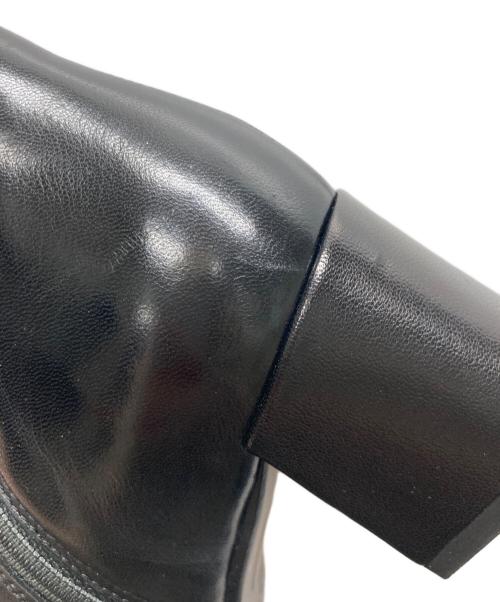 FABIO RUSCONI（ファビオルスコーニ）FABIO RUSCONI (ファビオルスコーニ) サイドジップブーツ ブラック サイズ:３６の古着・服飾アイテム