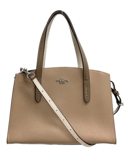 COACH（コーチ）COACH (コーチ) チャーリーキャリオール2WAYバッグ ブラウンの古着・服飾アイテム
