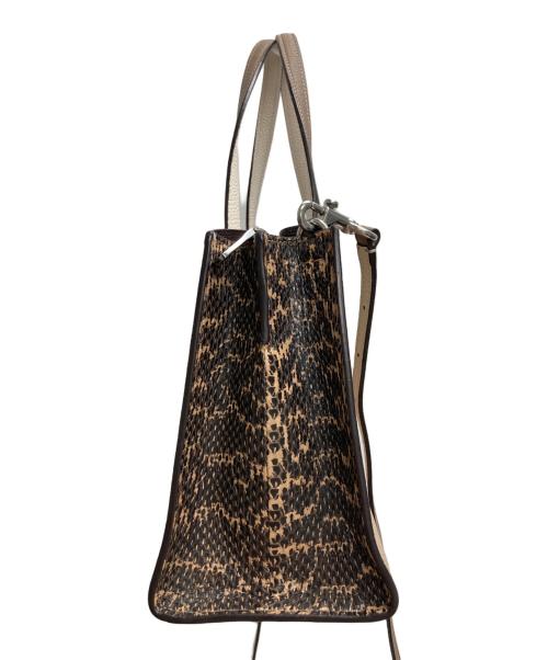 COACH（コーチ）COACH (コーチ) チャーリーキャリオール2WAYバッグ ブラウンの古着・服飾アイテム