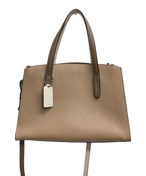 COACH（コーチ）COACH (コーチ) チャーリーキャリオール2WAYバッグ ブラウンの古着・服飾アイテム