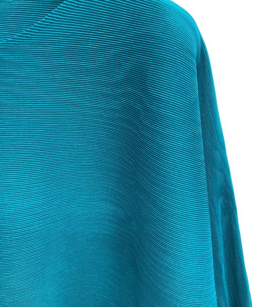 ZOUTONEKO（ゾウトネコ）ZOUTONEKO (ゾウトネコ) プリーツカットソー グリーン サイズ:表記無しの古着・服飾アイテム