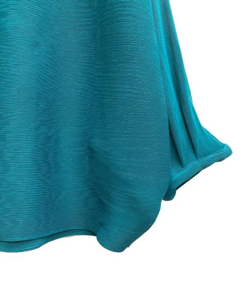 ZOUTONEKO（ゾウトネコ）ZOUTONEKO (ゾウトネコ) プリーツカットソー グリーン サイズ:表記無しの古着・服飾アイテム