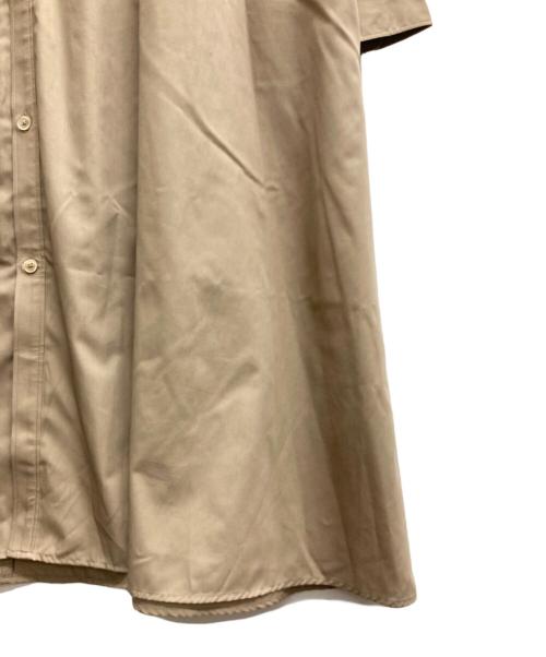 DANTON（ダントン）DANTON (ダントン) バンドカラーシャツワンピース ベージュ サイズ:３６の古着・服飾アイテム
