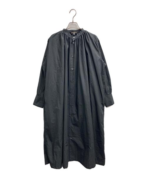 HAVERSACK（ハバーサック）HAVERSACK (ハバーサック) コットンギャザーシャツワンピース グレー サイズ:1の古着・服飾アイテム