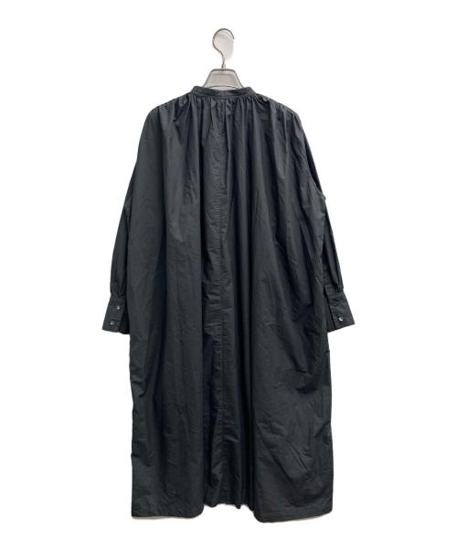 HAVERSACK（ハバーサック）HAVERSACK (ハバーサック) コットンギャザーシャツワンピース グレー サイズ:1の古着・服飾アイテム