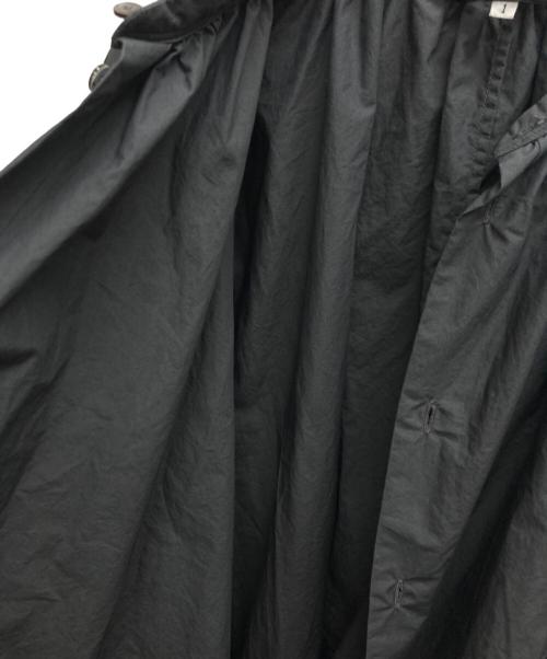 HAVERSACK（ハバーサック）HAVERSACK (ハバーサック) コットンギャザーシャツワンピース グレー サイズ:1の古着・服飾アイテム