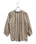 nest Robe (ネストローブ) シルク混小花柄ブラウス ベージュ サイズ:表記無し：5000円