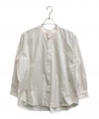 holkホーク）の古着「バンドカラーシャツ」｜ホワイト