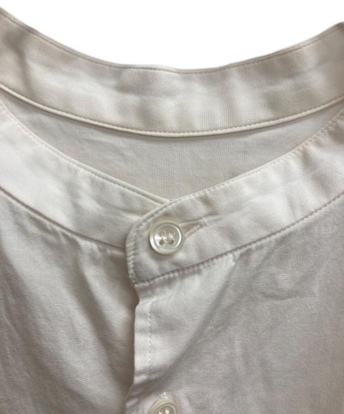 holk（ホーク）holk (ホーク) バンドカラーシャツ ホワイト サイズ:1の古着・服飾アイテム