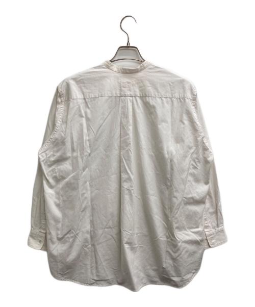 holk（ホーク）holk (ホーク) バンドカラーシャツ ホワイト サイズ:1の古着・服飾アイテム