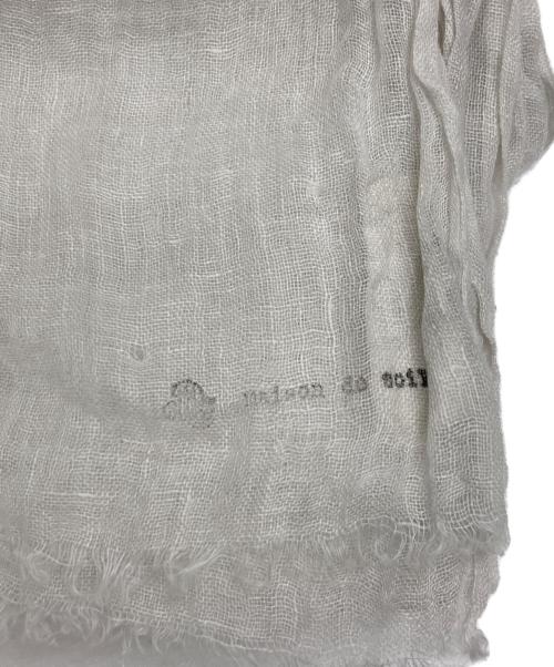 maison de soil（メゾンドソイル）maison de soil (メゾンドソイル) リネンストール ベージュの古着・服飾アイテム