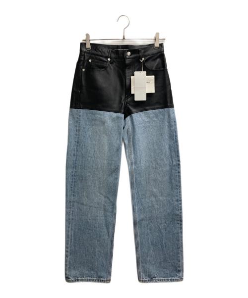 ALEXANDER WANG（アレキサンダー・ワン）ALEXANDER WANG (アレキサンダーワン) コンビストレートジーンズ ブルー サイズ:２５ 未使用品の古着・服飾アイテム