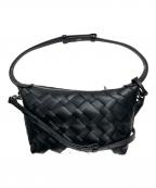 CHARLES & KEITHチャールズアンドキース）の古着「編み込み2WAYバッグ」｜ブラック