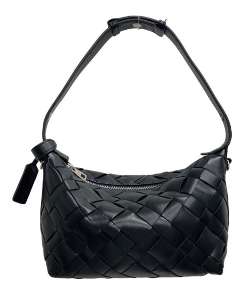 CHARLES & KEITH（チャールズアンドキース）CHARLES & KEITH (チャールズ＆キース) 編み込み2WAYバッグ ブラックの古着・服飾アイテム