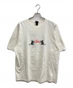 stussyステューシー）の古着「HOMEBREW PIG DTED TEE」｜ホワイト