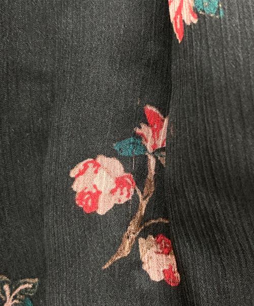 LAUREN RALPH LAUREN（ローレンラルフローレン）LAUREN RALPH LAUREN (ローレンラルフローレン) 花柄ワンピース ブラック サイズ:記載無しの古着・服飾アイテム