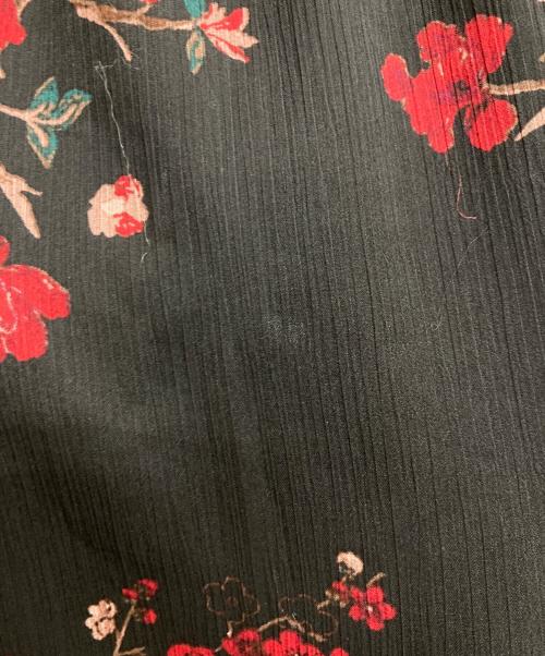 LAUREN RALPH LAUREN（ローレンラルフローレン）LAUREN RALPH LAUREN (ローレンラルフローレン) 花柄ワンピース ブラック サイズ:記載無しの古着・服飾アイテム