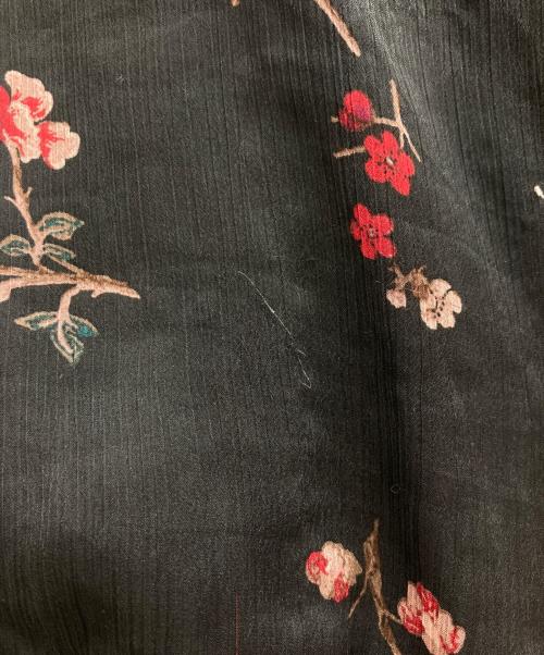 LAUREN RALPH LAUREN（ローレンラルフローレン）LAUREN RALPH LAUREN (ローレンラルフローレン) 花柄ワンピース ブラック サイズ:記載無しの古着・服飾アイテム