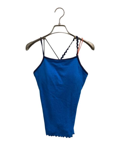 PAMM（パム）pamm (パム) 後ろ姿の肌色のリブキャミソール ブルー サイズ:2の古着・服飾アイテム