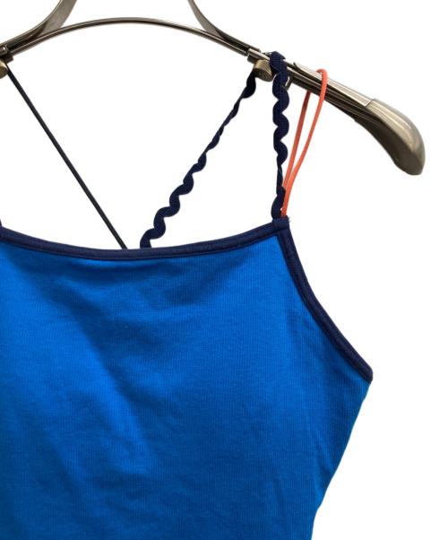 PAMM（パム）pamm (パム) 後ろ姿の肌色のリブキャミソール ブルー サイズ:2の古着・服飾アイテム