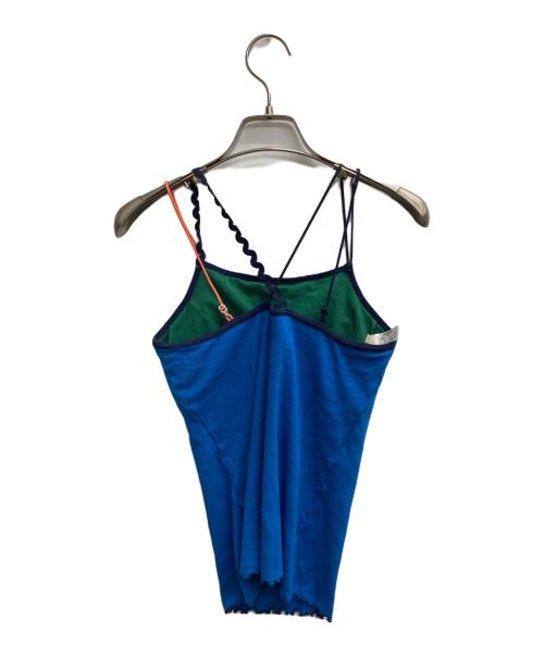 PAMM（パム）pamm (パム) 後ろ姿の肌色のリブキャミソール ブルー サイズ:2の古着・服飾アイテム