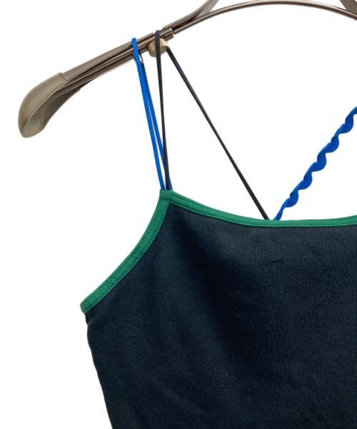 PAMM（パム）pamm (パム) 後ろ姿の肌色のリブキャミソール ブラック サイズ:2の古着・服飾アイテム