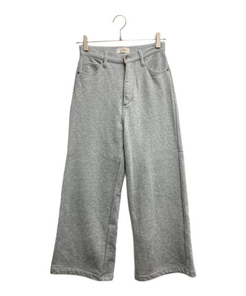 Q.anos（キュアノス）Q.anos (キュアノス) リラックススーパーワイドデニム グレー サイズ:1の古着・服飾アイテム