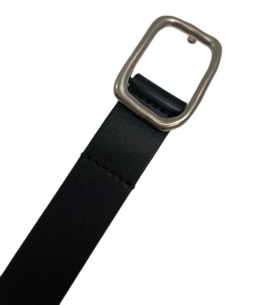 crewre（クルー）crewre (クルー) ボタンスタッズレザーベルト ブラックの古着・服飾アイテム