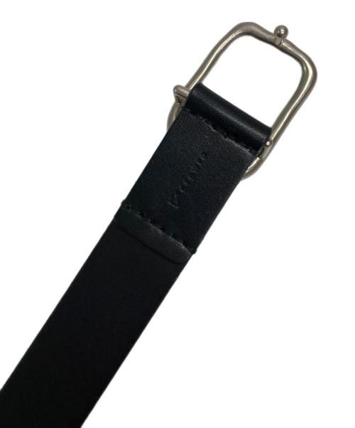 crewre（クルー）crewre (クルー) ボタンスタッズレザーベルト ブラックの古着・服飾アイテム