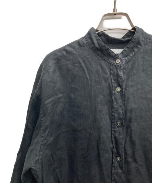 FRAMeWORK（フレームワーク）FRAMeWORK (フレームワーク) フレンチリネンシャツワンピース ブラック サイズ:記載無しの古着・服飾アイテム