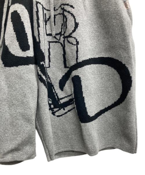GLIM CLAP（グリムクラップ）GLIM CLAP (グリムクラップ) Jacquard texture knit shorts グレー サイズ:Sの古着・服飾アイテム