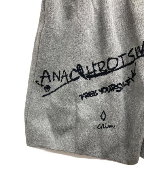 GLIM CLAP（グリムクラップ）GLIM CLAP (グリムクラップ) Jacquard texture knit shorts グレー サイズ:Sの古着・服飾アイテム