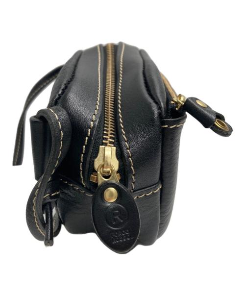 PORCO ROSSO（ポルコロッソ）PORCO ROSSO (ポルコロッソ) ショルダーバッグ ブラックの古着・服飾アイテム