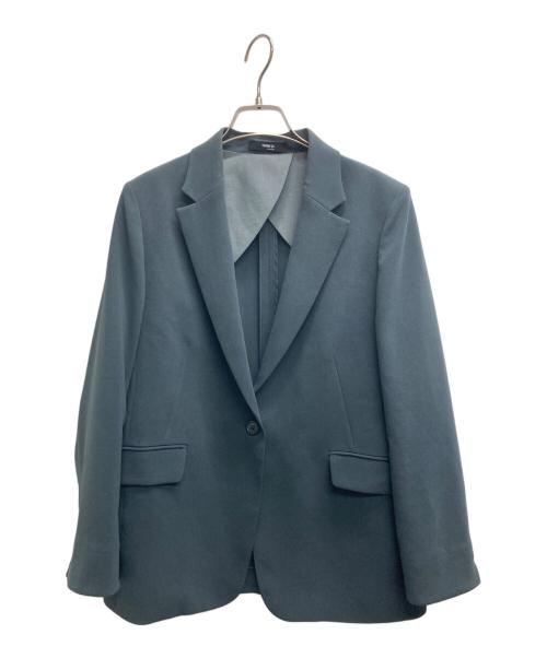 comme ca（コムサ）comme ca (コムサ) アチェローザダブルクロス テーラードジャケット グリーン サイズ:7の古着・服飾アイテム