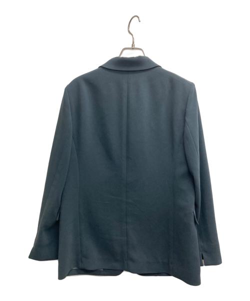 comme ca（コムサ）comme ca (コムサ) アチェローザダブルクロス テーラードジャケット グリーン サイズ:7の古着・服飾アイテム