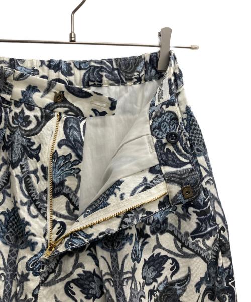 RNA（アールエヌエー）RNA (アールエヌエー) ダマスクプリントワイドパンツ ネイビー×ホワイト サイズ:Mの古着・服飾アイテム