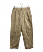 COMME des GARCONS HOMMEコムデギャルソン オム）の古着「2タックチノパン」｜ベージュ